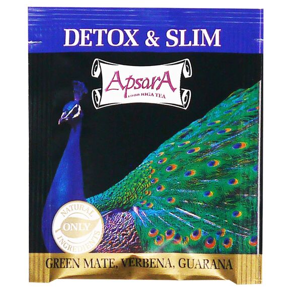 Apsara Detox & Slim Kräutertee – 3er Set (60 Teebeutel) – Natürlicher Entschlackungstee mit Mate, Brennnessel & Eisenkraut – Premium Detox Tee für Stoffwechsel & Wohlbefinden