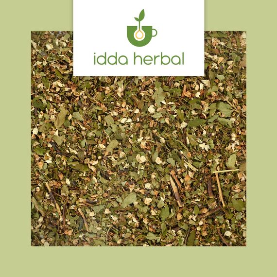 IDDA Herbal Weißdorn Tee 1kg, Weißdornkraut getrocknet und geschnitten, Weissdorn Tee, Kräutertee