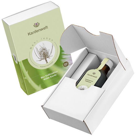 BIO Kardenwurzel Tropfen - Wilde Karde Tinktur | Handgefertigt aus dem Allgäu | Tinktur aus der Wurzel der Karde | 100% BIO + vegan | Karden Tinktur im Ansatz 1:1 nach Wolf Dieter Storl – (100ml)