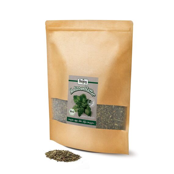 Biojoy BIO-Melissenblätter-Tee (500 g), getrocknet und geschnitten, Melissen-Tee (Melissa officinalis)