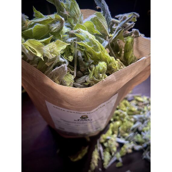 DONA NATURAE | Griechischer BIO BERGTEE vom OLYMP (100g) | 100% Sideritis Scardica | Geschnitten