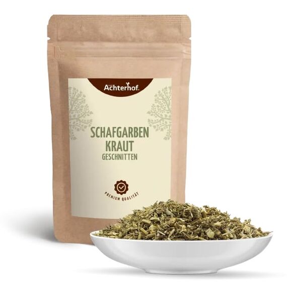 500 g Schafgarbenkraut geschnitten Schafgarbenkrauttee Schafgarbe Kräutertee natürlich vom-Achterhof