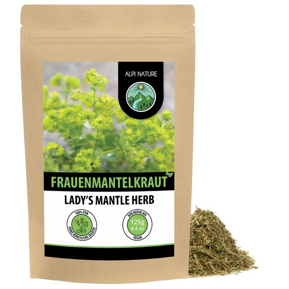 Alpi Nature Frauenmanteltee 125g, Frauenmantelkraut geschnitten, Frauenmantel Tee lose