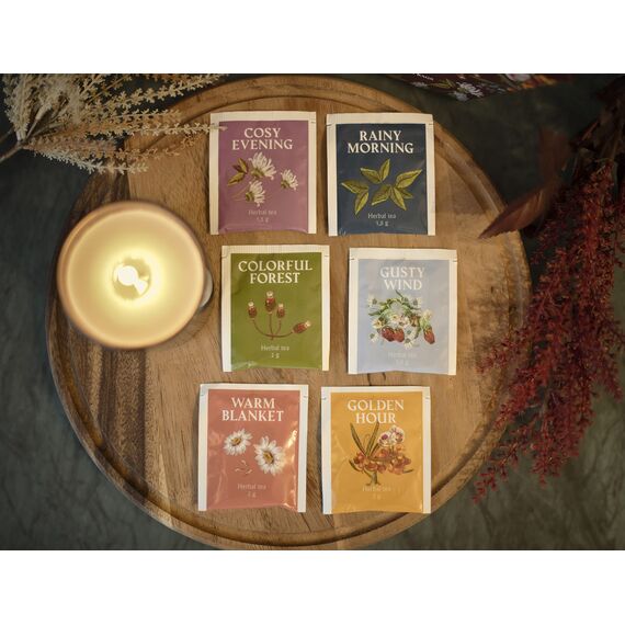 ACORUS | Herbstgeschmack Tee Set - Natürliche Tee Geschenkset mit 6 Geschmacksrichtungen | Entdecken Sie reichhaltige Herbsttees | Tee Geschenkset | Große Teebox mit 60 Kräuter teebeuteln