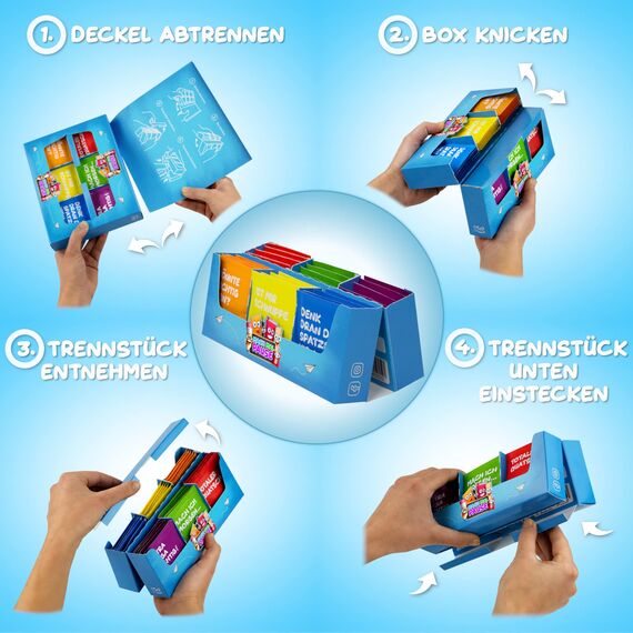 MACH MAL PAUSE® Tee Box - lustiges Tee-Set mit 6 leckeren Teesorten - Geschenk für Kollegin Kollegen Chef - Teespender mit 30 Teebeuteln - Geschenkset Büro - Wellness Anti-Stress Tee - Geburtstag