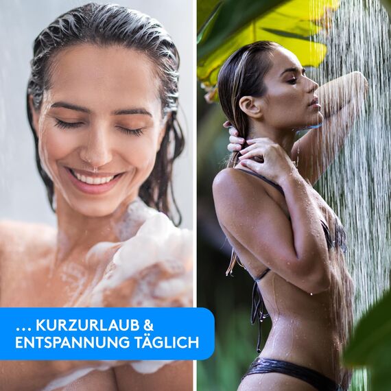 Lyvanas - TESTSIEGER - Duschkopf mit Schlauch und Halterung - Brausekopf für Dusche & Badewanne in extra gross (Ø15cm) - Wellness Regendusche mit 5 Strahlarten (Premium Set 2025)