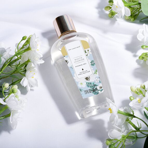 Spa Luxetique Geburtstagsgeschenke für Frauen, 8PC Jasmin Badeset Spa Set mit Deko Badewanne, Ätherischem Öl, Wellness Set Geschenke für Frauen, Weihnachtsgeschenke, Muttertagsgeschenk für Mama, Sie