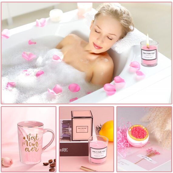 MEIMUCUL Geburtstagsgeschenk für Mama Geschenk Set -Beste Mama der Welt,Geschenke für Mutter Oma Personalisiert 410ml Tasse Geschenkset,Muttertagsgeschenk für Mutter,Oma Geschenkideen