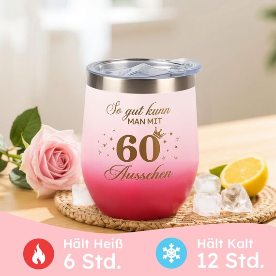 Giftota 60 Geburtstag Frau, Geschenke für Frauen Geburtstagsgeschenk für Frauen Personalisierte Geschenke 60 Geburtstag Geschenkset Rituals Frau für Freundin, Schwester, Ehefrau, Mama, Oma, Tante