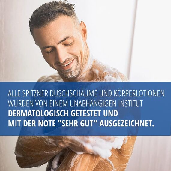 Spitzner Duschschaum Cremegefühl (4 x 50 ml) Set – Entspannende Wellness-Schaumdusche für sie mit cremigem Schaum für weiches Hautgefühl, sanft reinigend, hautverträglich und vegan…