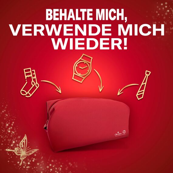 Old Spice Tomorrowland Geschenkset in Sonderedition mit Kulturtasche, Deostick, Deospray und Duschgel, 24-7 Frischhh bei täglicher Anwendung