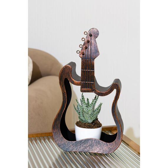 Accentra Geschenkset ROCKSTAR, Pflegeset in Metall Gitarre in braun mit Duschgel, Shampoo, Seife und Handtuch, als besondere rockige Geschenkidee für Geburtstag, Vatertag, Muttertag und Weihnachten