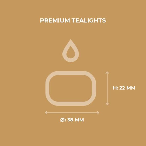 Horeca Candles - Teelichter 8 Stunden Brenndauer - Weiß - 100 Stück - Aluhülle - Kerzen zum Feiern, Deko, Hochzeit, Gastro, Party - Ohne Duft - Premium Qualitä