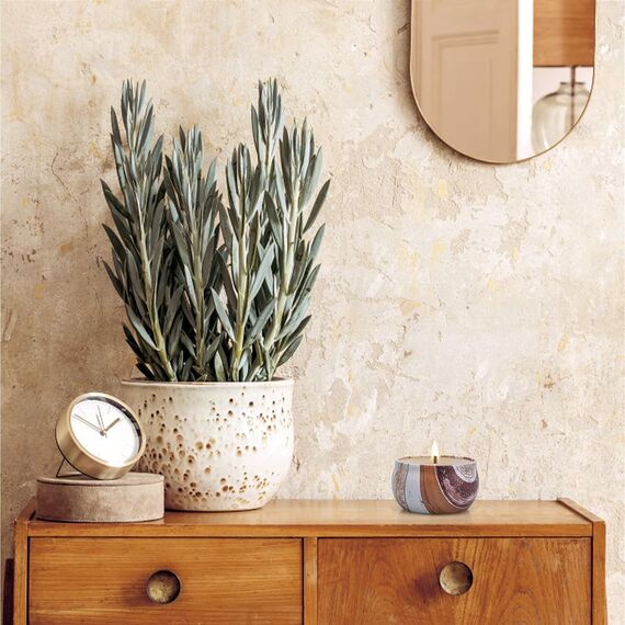 Duftkerzen Set für Damen und Herren mit Dekorative Holzbox Kleine Geschenke für Alle 6er Kerzenset mit Sprüche Natürliche Soja-kerze zum Geburtstag/Valentinstags