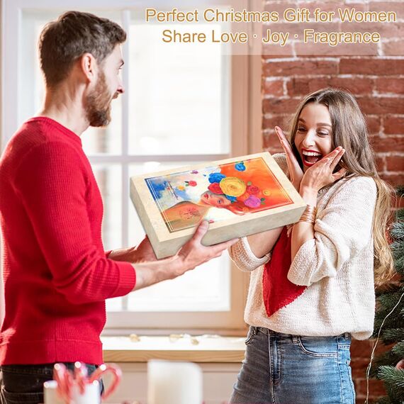 Valentinstag Geschenke für Ihn und Sie Duftkerzen Set zum Geburtstags Danke Kerzenset Geschenkset aus Sojawachs in Dose Aesthetic Schöne Kerzen zum Verschenken