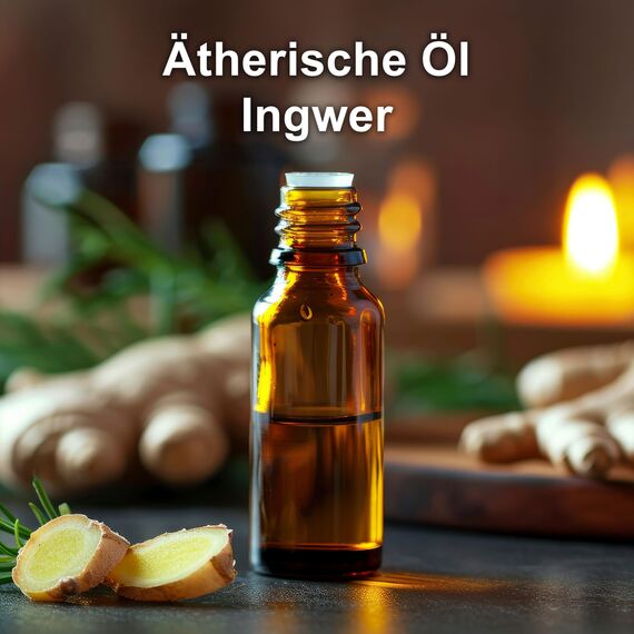 Ätherisches Ingweröl BIO - 30 ml - 100% naturreines Ingwer Öl – Zum Verzehr Kosmetik Aromatherapie – Mearôme Made in France