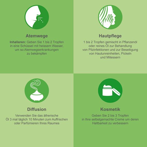 Teebaumöl BIO | Ätherisches Öl 100% Naturrein + Kaltgepresst | Teebaum-Öl gegen Pickel Akne | Zur Hautpflege für reine Haut Gesicht | Essential Tea Tree Oil gegen Nagelpilz Warzen Aromatherapie