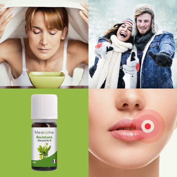 Ravintsaraöl BIO | 10 ml Ravintsara Ätherisches Öl 100% Naturrein | Ravinsara Aromaöl | Duftöl Aromatherapie Essential Oil Vegan reinigend stärkend gegen Winterprobleme