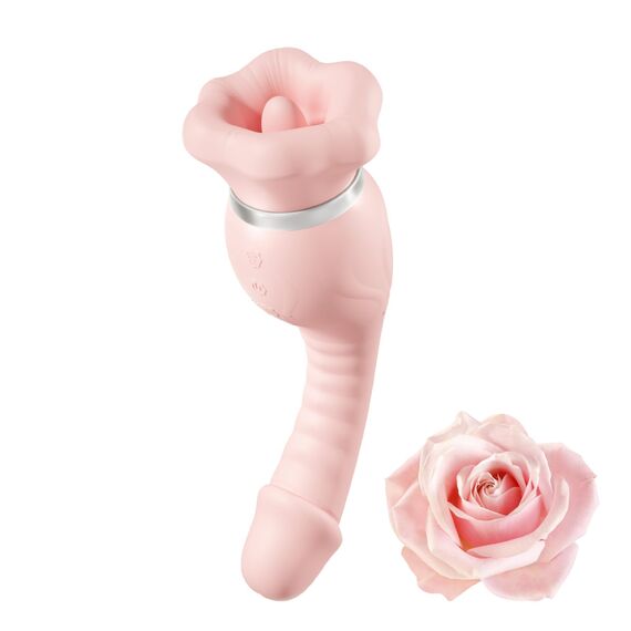 Vibrator Dildo Sex Spielzeug für die Paare, 3 in 1 Vibratorensets mit 10 Vibration 3 Klitoris Sauger 10 Lecken Sex Toys, Sex Spielzeug für Frau G-Punkt Nippel, Anal Dildos Vibration für Frauen Männer