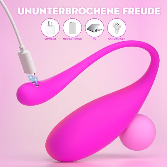HIVEFUN Sex Spielzeug für die Frau Paare Vibrator Extrem Sex, 9 Modi Vibratoren Vibratorensets für Frauen Solo Klitoris Sex Toys, Vibration für Frauen Dildo Anal Vibro Ei mit APP Fernbedienung Lila