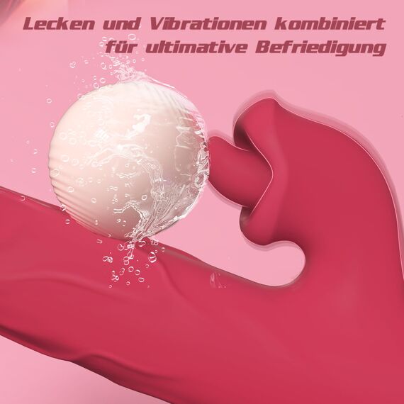 Dildo Vibrator Wriggling, G Punkt Vibration für Frauen Klitoris Zunge mit App, Sex Spielzeug für die Frau Paare Extrem, Realistische Silikon Anal Dildo, YAWNSHE Erotisches Sexspielzeug Sex Maschine