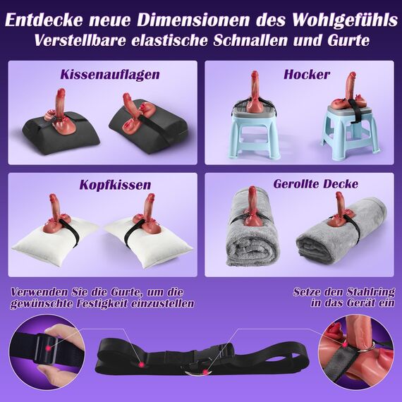 Tagnaff KI-Sync XXL Dildo Vibrator Sex Spielzeug für die Frau, Stoßen Heizung Dildos Vibratorensets für Frauen Klitoris Perineum Anus, Vibration für Frauen Saugnapf Bandage, Penis Sexspielzeug mit APP