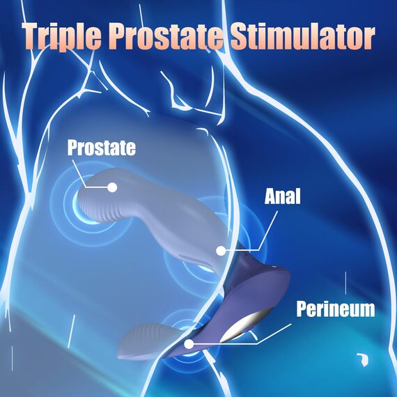 Analvibrator Erotisches Sex Spielzeug für die Männer Paare, Prostata-Massagegeräte mit Fernbedienung, Anal Dildo Analvibratoren Vibratorensets Analplug mit 9 Vibrations 9 Rotations, Swing Sex Toys