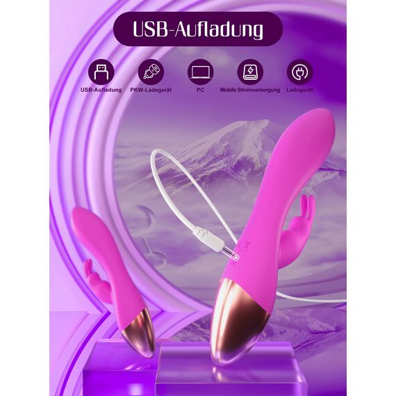 HIVEFUN Dildo Vibration für Frauen Sex Spielzeug für die Frau, G Punkt Vibratoren mit Klitorisstimulation Vibrator Sexspielzeug mit 10 Vibrationsmodi, Vibratorensets für Frauen Sex Toyset für Woman