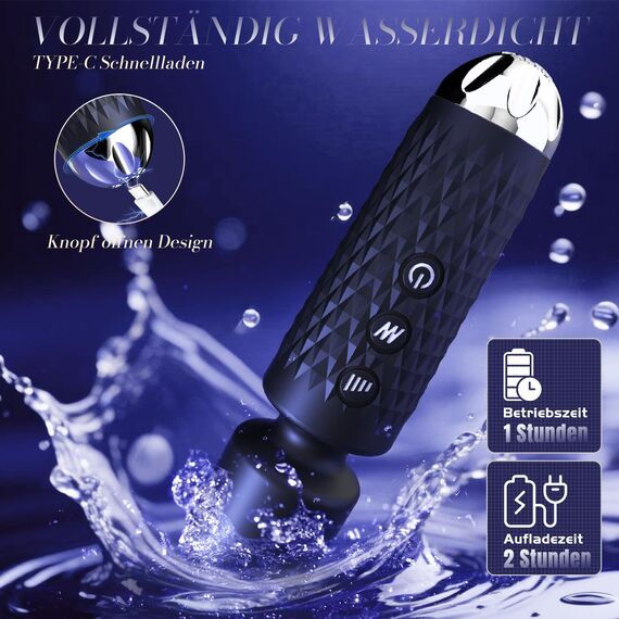 Vibrator Sex Spielzeug für die Frau Paare, Vibration für Frauen Vibratorensets für Frauen Dildo Massagestab mit Sexspielzeug, Sex Toyset für Woman mit 10 * 10 Modus Vibratoren, Prostata Massagestab