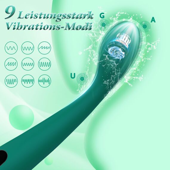 Sex Spielzeug Frauen Vibrator Dildo - Vibration Geschenk für die Frau & Paare, Erotisches Sexspielzeug Vibratoren Anal Dildoschwanz Toyset Damen Mit 9 Vibrationsmodi, Leise Klitoris Stimulator für Sie