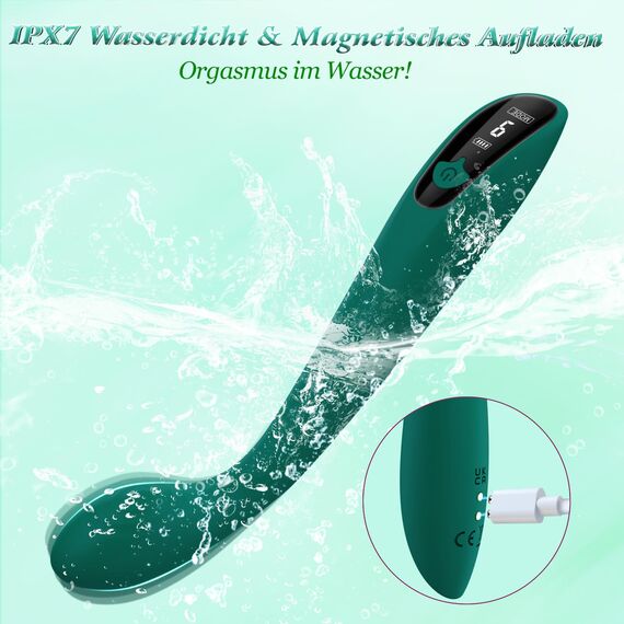 Sex Spielzeug Frauen Vibrator Dildo - Vibration Geschenk für die Frau & Paare, Erotisches Sexspielzeug Vibratoren Anal Dildoschwanz Toyset Damen Mit 9 Vibrationsmodi, Leise Klitoris Stimulator für Sie