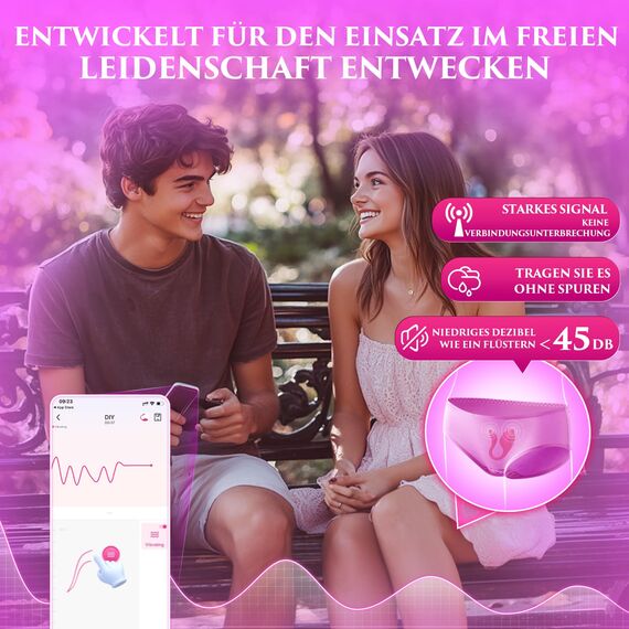 Cacuola KI-Sync Vibrator Sex Spielzeug für die Frau Paare, Vibration für Frauen Klitoris Erotisches Sexspielzeug, 9 Modi Vibratorensets für Frauen Klitoris Sex Toys, Vibratoren dildo mit APP