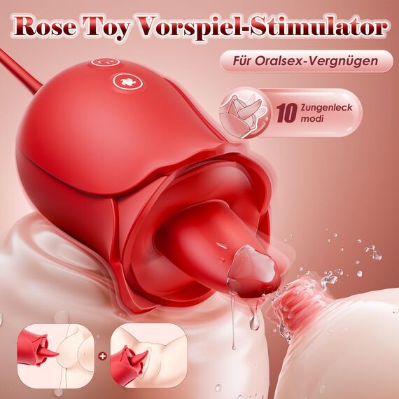 Gobeken Vibration für frauen Dildo Vibrator Sex Spielzeug für die Frau Paare mit 10 Stoßfunktions 10 Zungenlecken Vibration Sexspielzeug Vibratorensets für Frauen Klitoris Analvibrator Sex Toys