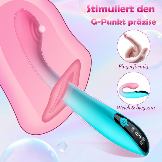 Frauen Vibrator Sex Spielzeug Dildo - Vibration Geschenk für die Frau & Paare, Erotisches Sexspielzeug Vibratoren Anal Dildoschwanz Toyset Damen Mit 9 Vibrationsmodi, Leise Klitoris Stimulator für Sie