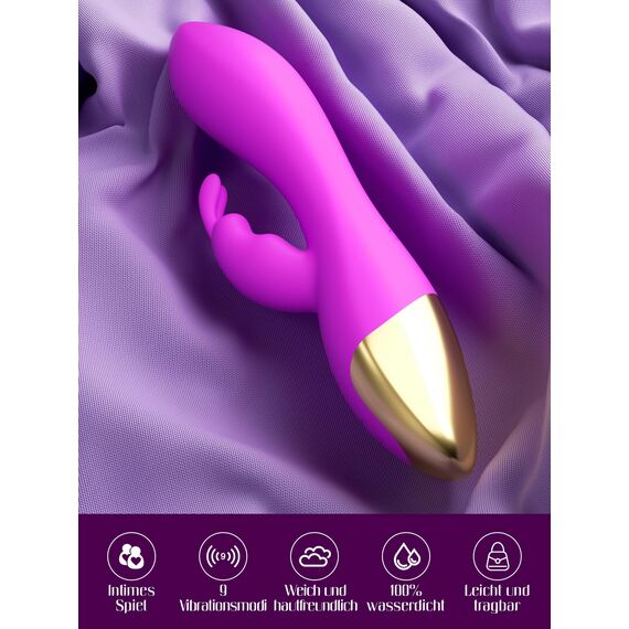 HIVEFUN Dildo Vibration für Frauen Sex Spielzeug für die Frau, G Punkt Vibratoren mit Klitorisstimulation Vibrator Sexspielzeug mit 10 Vibrationsmodi, Vibratorensets für Frauen Sex Toyset für Woman
