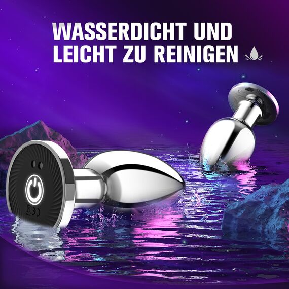 Analvibratoren für Mann Frau, Anal Vibrator für Männer mit Fernbedienung 10 Modi Analplug# für Frauen mit Vibration, Klein Vibratorensets für Frauen Paare Prostata Vibration Männer Analvibrator