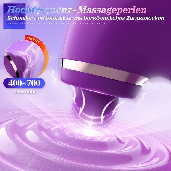 Vibrator für Klitoris Bruststimulator - Silikon Flattern Vibration für Frauen G-punkt Pulsieren Erotik Butterfly Sex Spielzeug für die Frau, 3IN1 Dildo Vibratorensets für Frauen Paare 5x5x10 modi