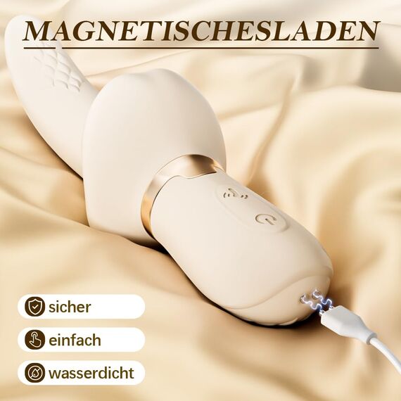 Zunge Vibrator mit 360°rotierende Schwingmodi Sex Spielzeug Vibration für frauen 2 in 1 Vibrator Silikon Vibratoren mit Klitorisstimulation Sex spielzeug für die paare