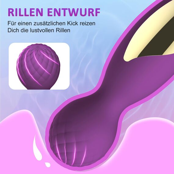 Vibration für Frauen Mini Vibrator Massagestab - Vibratorensets für Frauen ORSLUM Klitoris Massagestab für Frauen Sex, Leise Sexspielzeug, Klein Vibratoren, Solo Sex Spielzeug für Die Frau Sex Toys