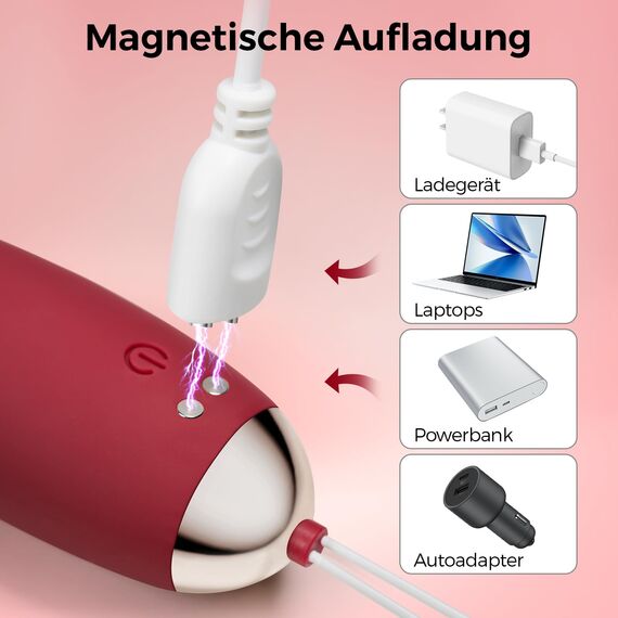 Vibration Für Frauen Vibrator-Liebeskugeln für Die Frau,Sex Spielzeug Für Paare,Vibrator Mit Fernbedienung,Sexspielzeug-Sex Toys,Sex Spielzeug Für Die Frau,Liebeskugeln(burgunderrot)