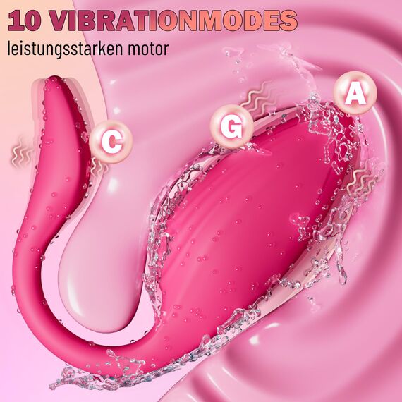 Vibrator Sex Spielzeug für die Frau Paare, Vibration für Frauen Klitoris Erotisches Sexspielzeug, 10 Modi Vibratorstarb Frauen Klitoris Sex Toys, Vibratoren Dildo mit APP Fernbedienung
