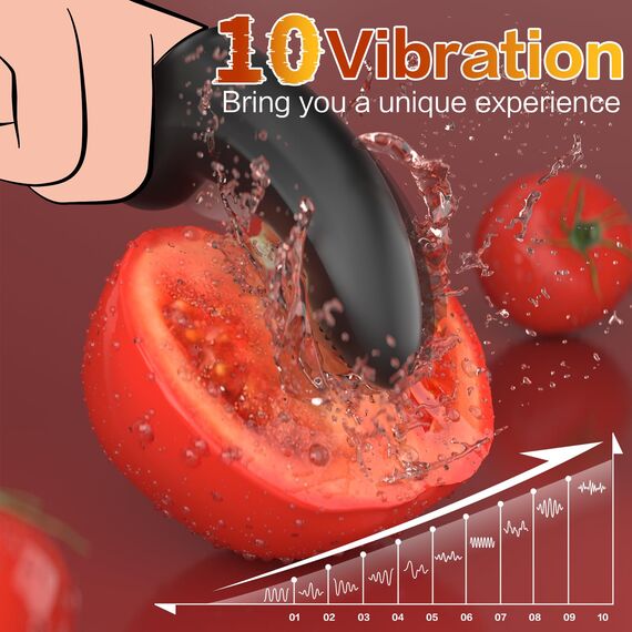 Yivans Fingervibrator für Sie Klitoris und G-Punkt mit 10 Vibrationsmodi, Erotik Sex Toy Tragbare Nippel Stimulator Fingerhülle mit Silikon Textur Bürste Sexspielzeug für Paare Frauen(Schwarz)