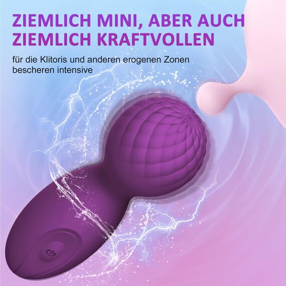 Vibration für Frauen Mini Vibrator Massagestab - Vibratorensets für Frauen ORSLUM Klitoris Massagestab für Frauen Sex, Leise Sexspielzeug, Klein Vibratoren, Solo Sex Spielzeug für Die Frau Sex Toys