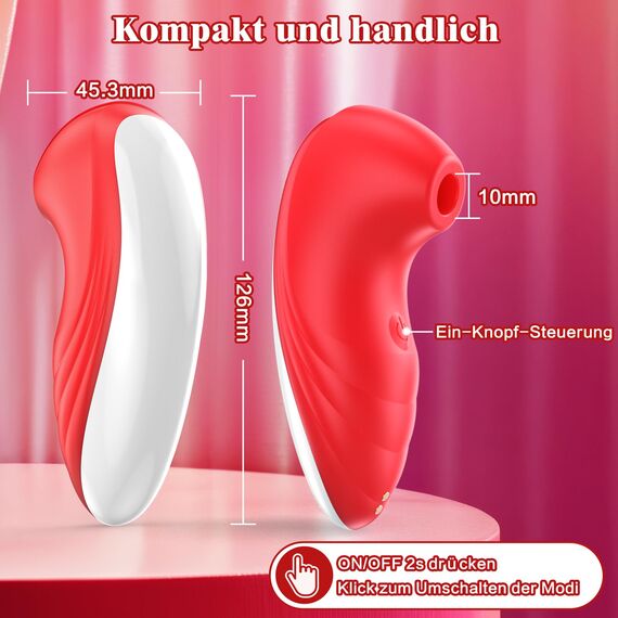 Vibration für Frauen Sex Spielzeug für die Frau und Paare, Silikon Auflegevibratorensets für Frauen mit 7 Arten von Mehrfrequenzschwingungsmodi, Leises und Starkes G-C-Punk Vibrator