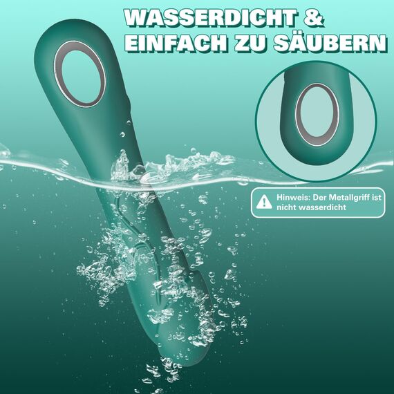 Silikon Klassische Vibrator Vibration für Frauen Sexspielzeug Vibratoren für sie Klitoris Leise, Sex Toys Realistische Dildo Analvibrator für Paare mit 10 Modi G-Punkt Vibrators (Kieferngrün)