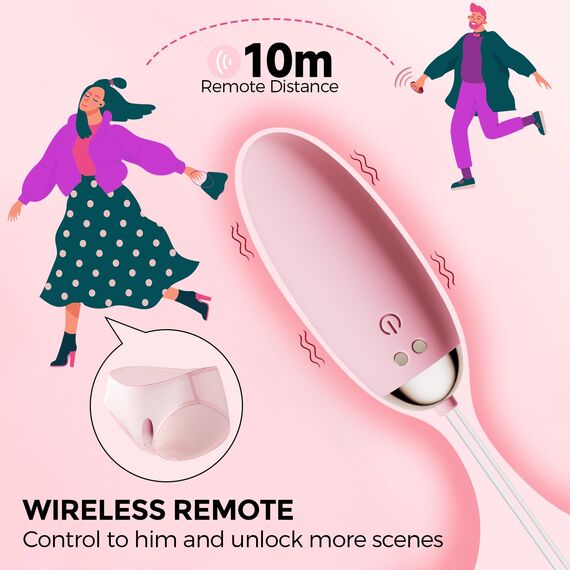 Sex-Spielzeug für die Paare,Beckenbodentrainer für Frau,Vibrator mit Fernbedienung,Vibration für Frauen Liebeskugeln für Die Frau,Sexspielzeug für paare Zu Zweit (Rosa)