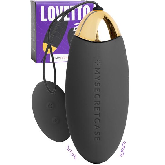 MySecretCase Vibrator Mit Fernbedienung 9 Vibrationen Vibro Eier für Frauen Beckenbodentrainer für Frau Sextoys Liebeskugeln für die Frau Vibrator Ferngesteuert Wasserdicht