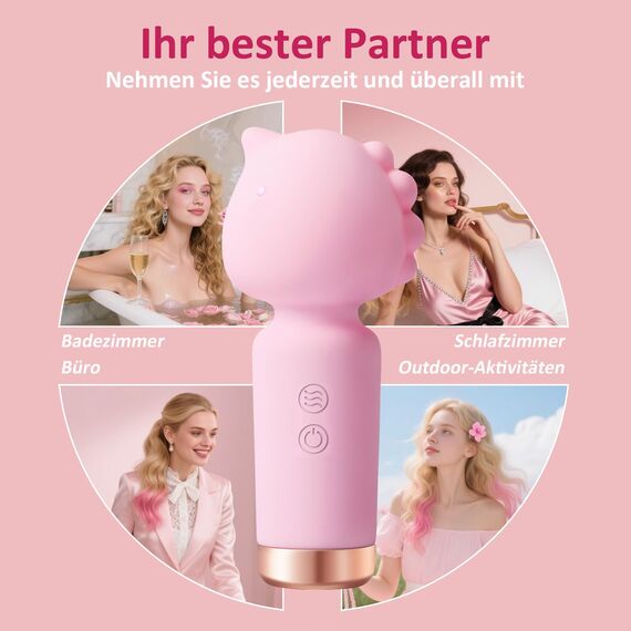 Vibration für Frauen mit 10 Vibrationsmodi Massage, Sex Spielzeug für die Frau Klitoris G-Punkt, Vibratorensets für Frauen, Vibrator Sex Toys Magic Wand Vibratoren mit Klitorisstimulation