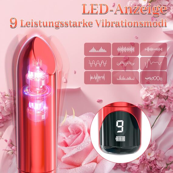 Mini Vibrator Frau Sex Toys - Vibration für Frauen Sex Spielzeug für die Frau mit 10 Vibrations Sex Spielzeug für die Paare Vibrators Sexspielzeug für Frauen Vibratoren Leise und Stark Klitoris Dildo