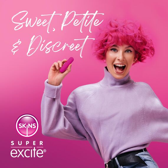 SKINS Super Excite Vibrator Bullet - SKINS Vibrator - Sexspielzeug für Frauen & Erwachsene